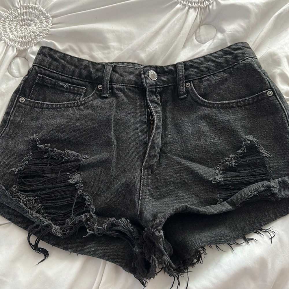 Denim shorts